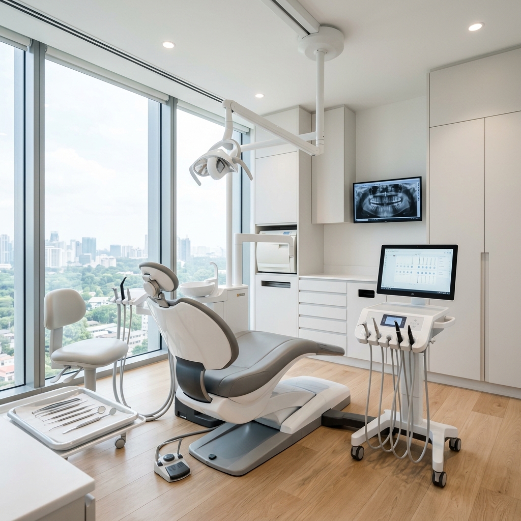 Modern dental room