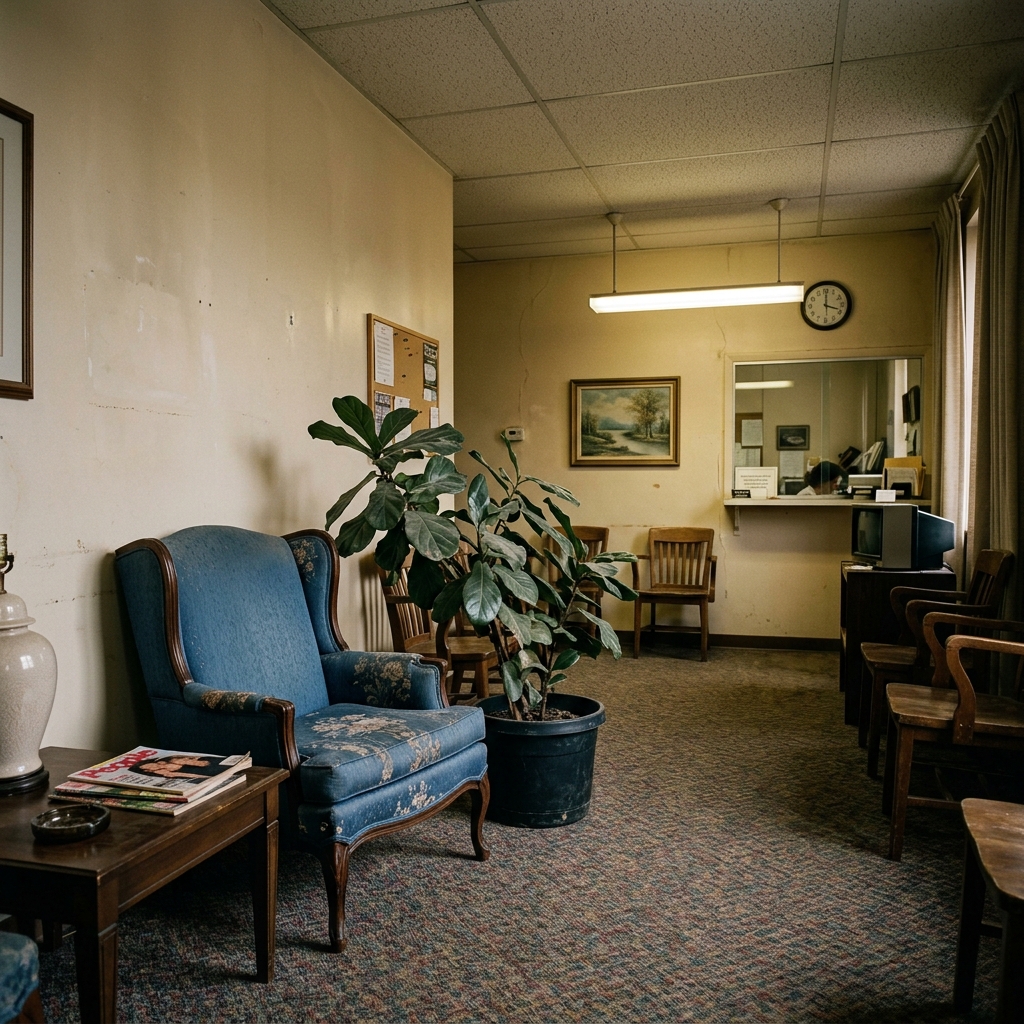 Outdated waiting room